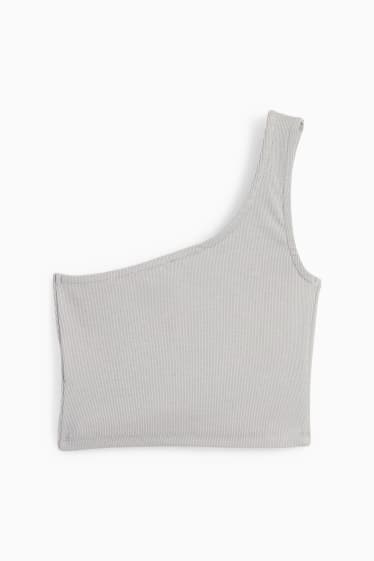Dona - Top crop - gris
