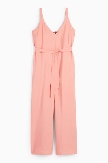 Dames - Jumpsuit - donker rose