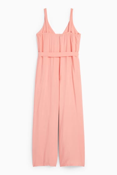 Dames - Jumpsuit - donker rose
