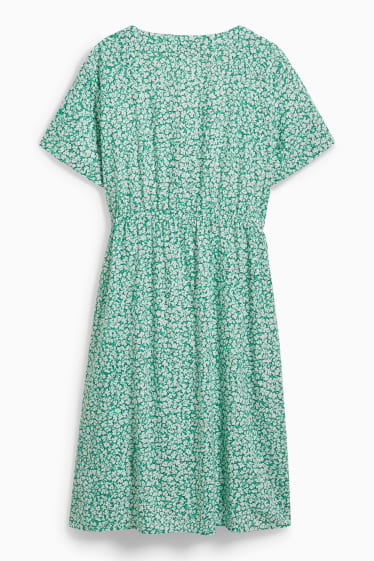 Femmes - Robe d’allaitement - à fleurs - vert