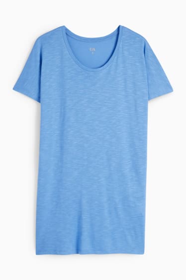 Women - Basic T-shirt - blue