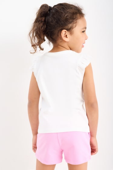 Niños - Minnie Mouse - camiseta de manga corta - blanco
