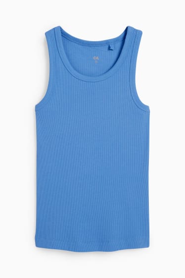 Dames - Basic top - blauw