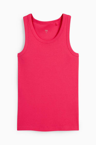 Donna - Top basic - rosa scuro