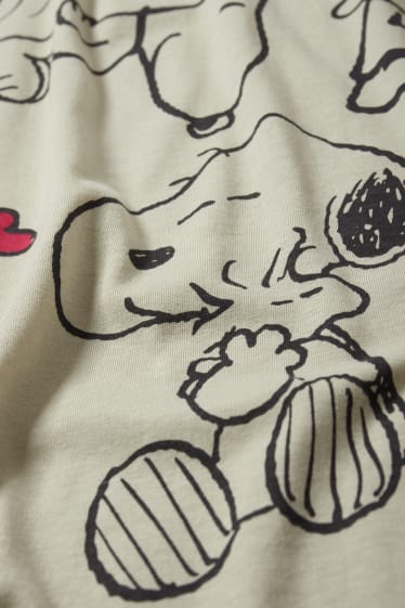 Kobiety - Koszula nocna - Snoopy - miętowa zieleń