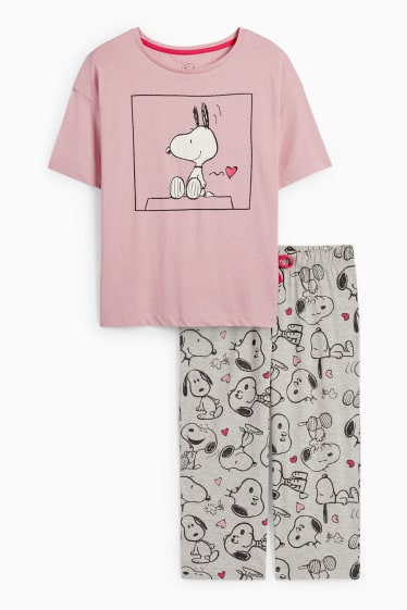 Dámské - Pyžamo - Snoopy - růžová