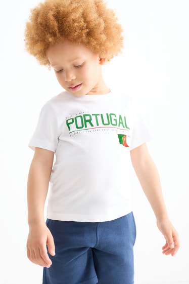 Dzieci - Portugalia - koszulka z krótkim rękawem - biały
