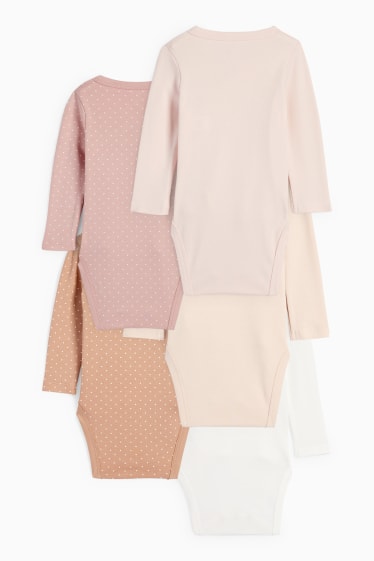 Bébés filles - Lot de 5 - bodys pour bébé - rose