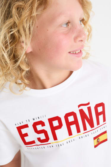 Kinderen - Spanje - T-shirt - wit