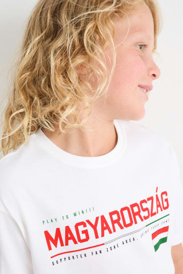 Enfants - Hongrie - T-shirt - blanc