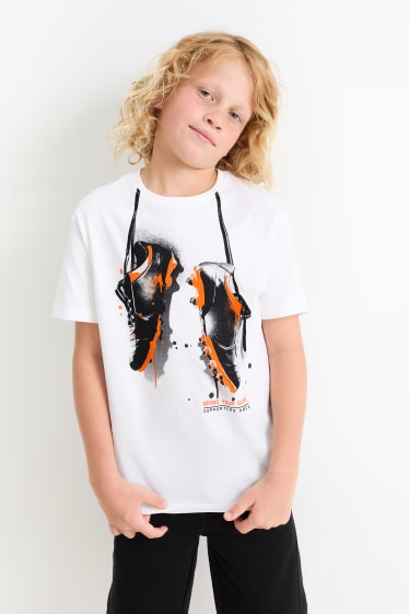 Niños - Fútbol - camiseta de manga corta - blanco roto