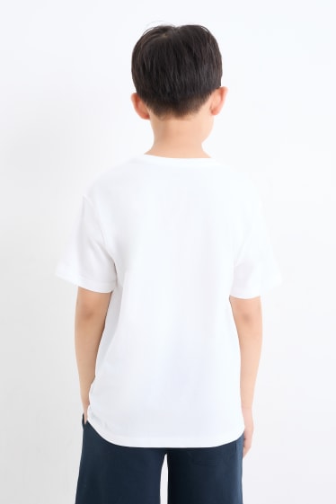 Niños - Italia - camiseta de manga corta - blanco roto