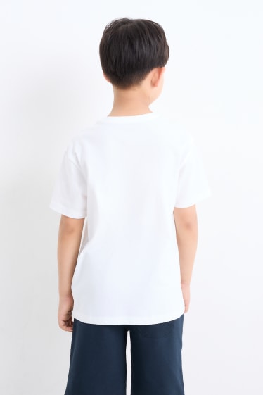 Niños - Rumanía - camiseta de manga corta - blanco roto