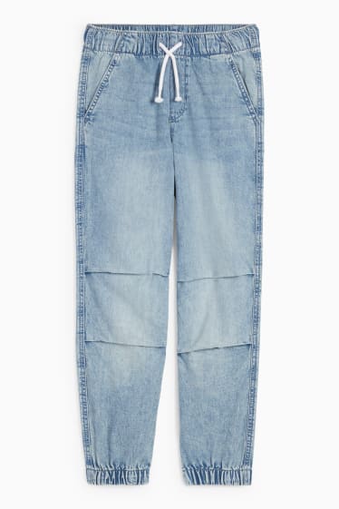 Kinderen: jongens - Loose fit jeans - jeanslichtblauw