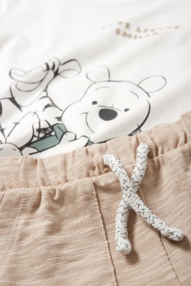 Baby Buben - Winnie Puuh - Baby-Outfit - 3 teilig - hellbeige