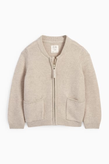 Baby Buben - Baby-Strickjacke - hellbeige