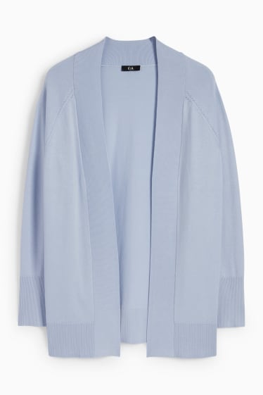 Damen - Strickjacke - hellblau