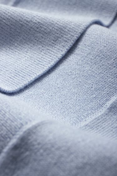Damen - Strickjacke - hellblau