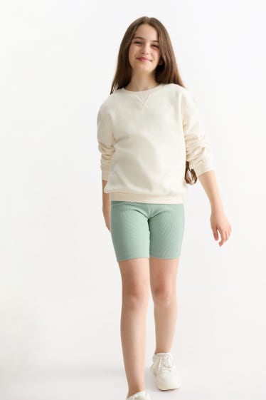 Dětské - Multipack 2 ks - elastické šortky - zelená