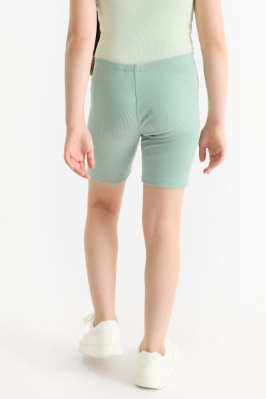 Copii - Multipack 2 perechi - pantaloni de ciclism - verde