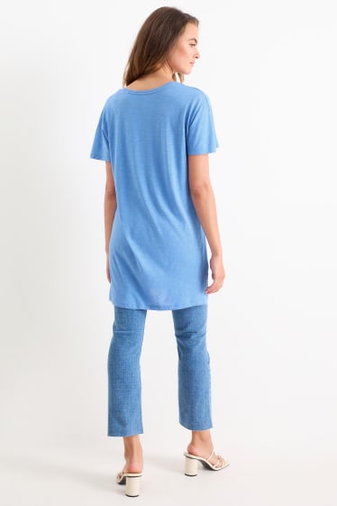 Mujer - Camiseta básica - azul