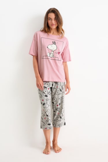Dámské - Pyžamo - Snoopy - růžová