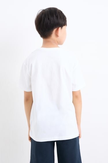 Kinderen - Frankrijk - T-shirt - wit