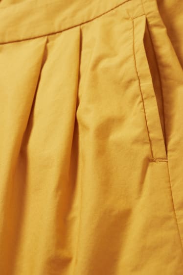 Donna - Shorts - vita alta - giallo