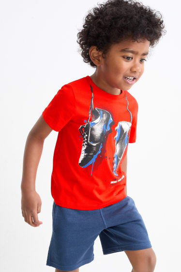Enfants garçons - Football - T-shirt - rouge