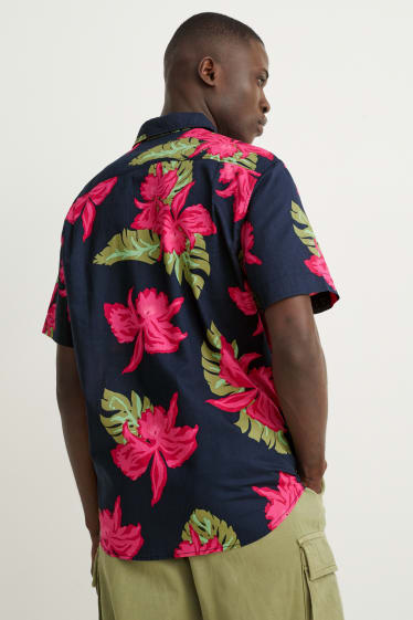 Hombre - Camisa - regular fit - kent - azul oscuro