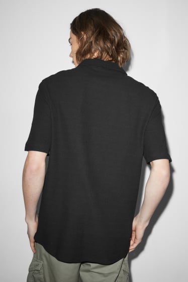 Herren - Hemd - Relaxed Fit - Kent - schwarz