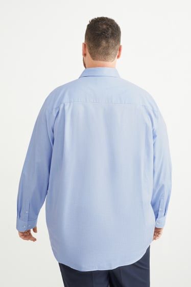 Hommes - Chemise - regular fit - col kent - facile à repasser - bleu clair