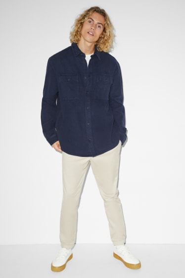Hommes - Veste-chemise - bleu foncé