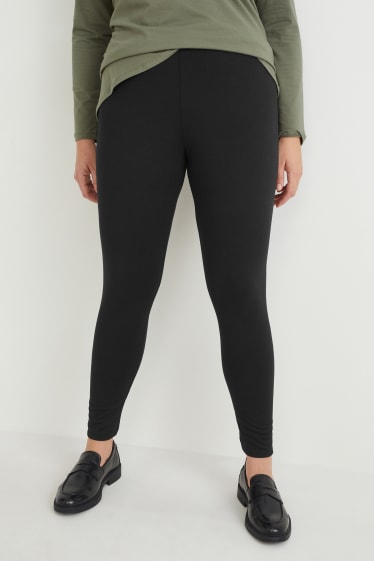 Damen - Leggings - Stretch - schwarz