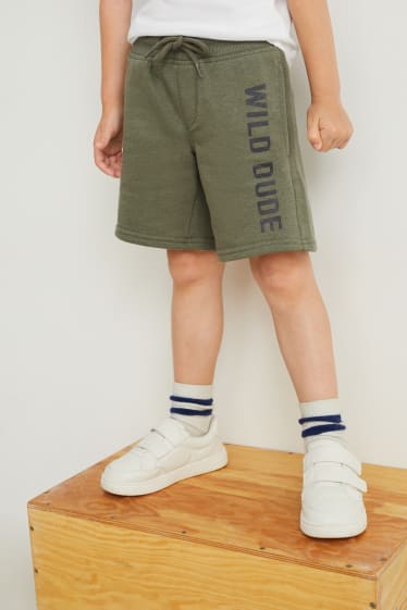 Kinderen: jongens - Set van 3 - shorts - donkerblauw