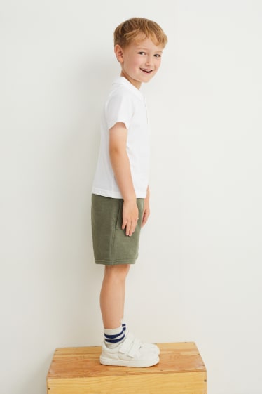 Kinderen: jongens - Set van 3 - shorts - donkerblauw