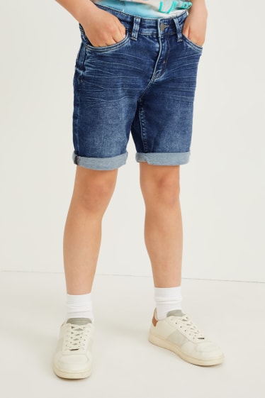 Enfants garçons - Short en jean - jog denim - jean bleu
