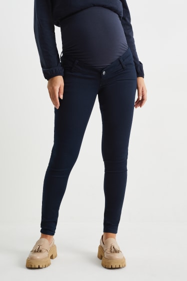 Femmes - Pantalon de grossesse - coupe skinny - LYCRA® - bleu foncé