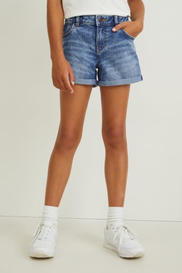 Nena - Pantalons curts texans - texà blau