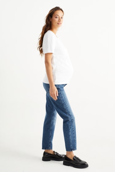 Femmes - Jean de grossesse - tapered fit - LYCRA® - jean bleu