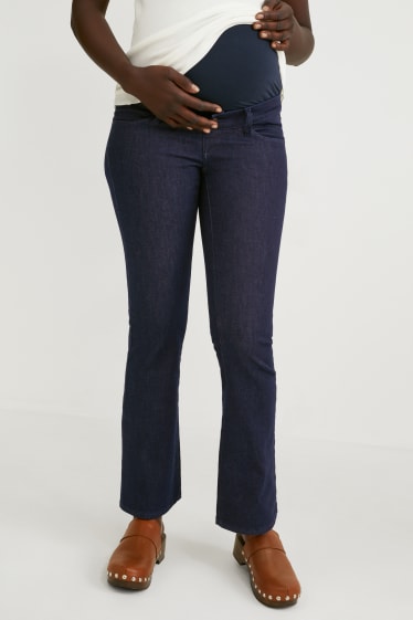 Femmes - Jean de grossesse - bootcut jean - LYCRA® - jean bleu foncé