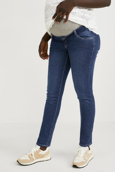 Femmes - Jean de grossesse - slim jean - LYCRA® - jean bleu