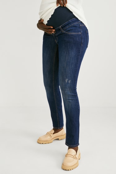 Femmes - Jean de grossesse - slim jean - LYCRA® - jean bleu