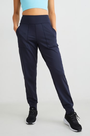 Women - Active trousers - fitness - 4 Way Stretch - dark blue