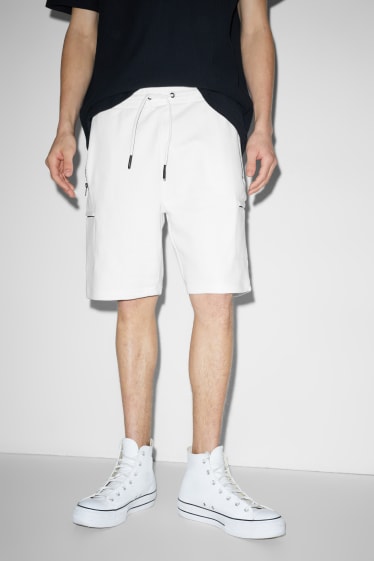 Men - Sweat shorts - white