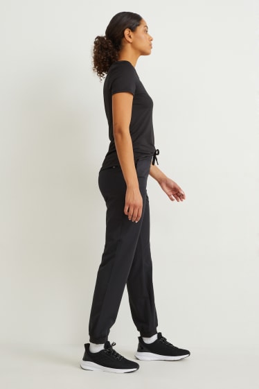 Dames - Sportbroek - 4 Way Stretch - zwart