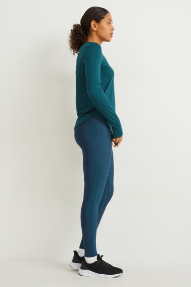 Damen - Sport-Leggings - 4 Way Stretch - grün