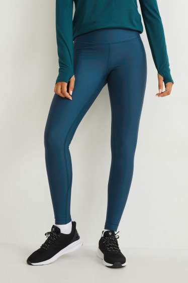 Damen - Sport-Leggings - 4 Way Stretch - grün