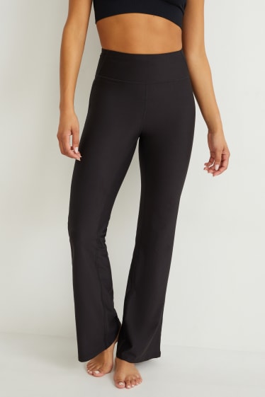 Donna - Leggings sportivi - 4 Way Stretch - nero