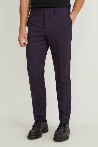 Herren - Baukasten-Hose - Slim Fit - Flex - Stretch - lila